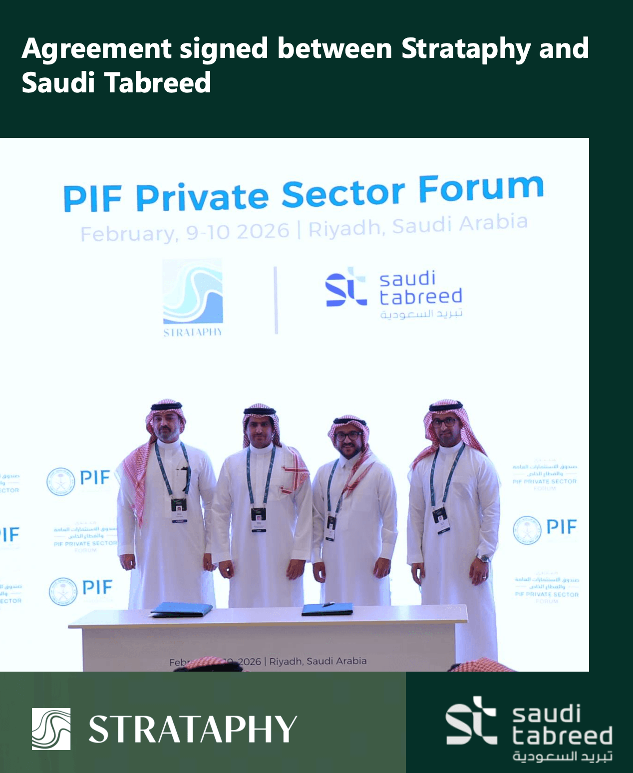Agreement signed between Strataphy and Saudi Strataphy and Saudi Tabreed Form Strategic Partnership to Revolutionize AI Data Center Cooling via PrimeLoop Technology